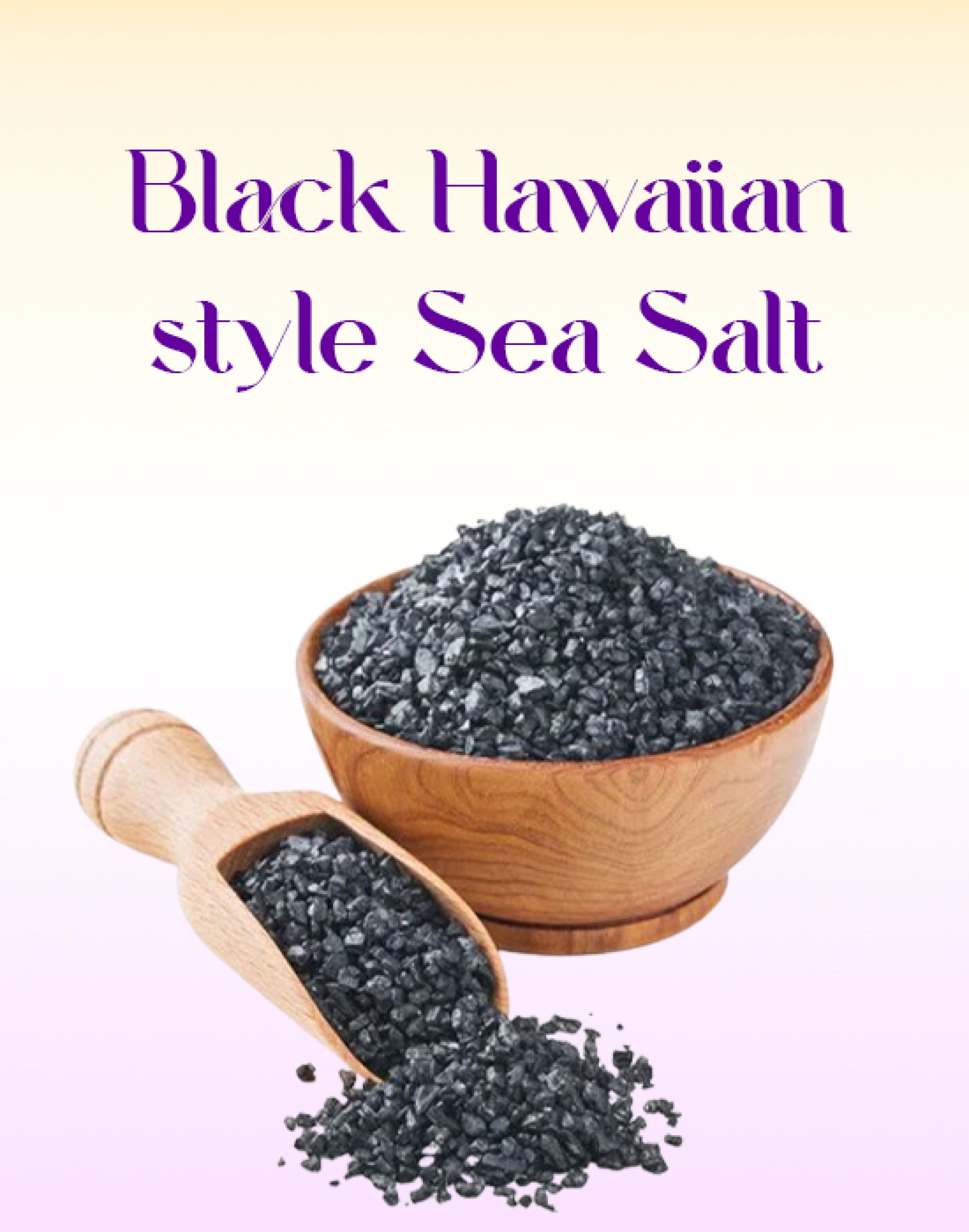 Black Hawaiian style Sea Salt