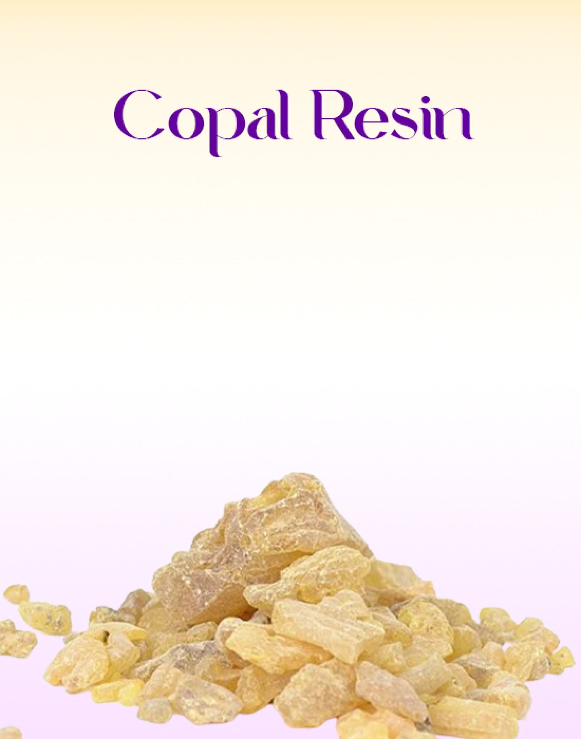 Copal Resin