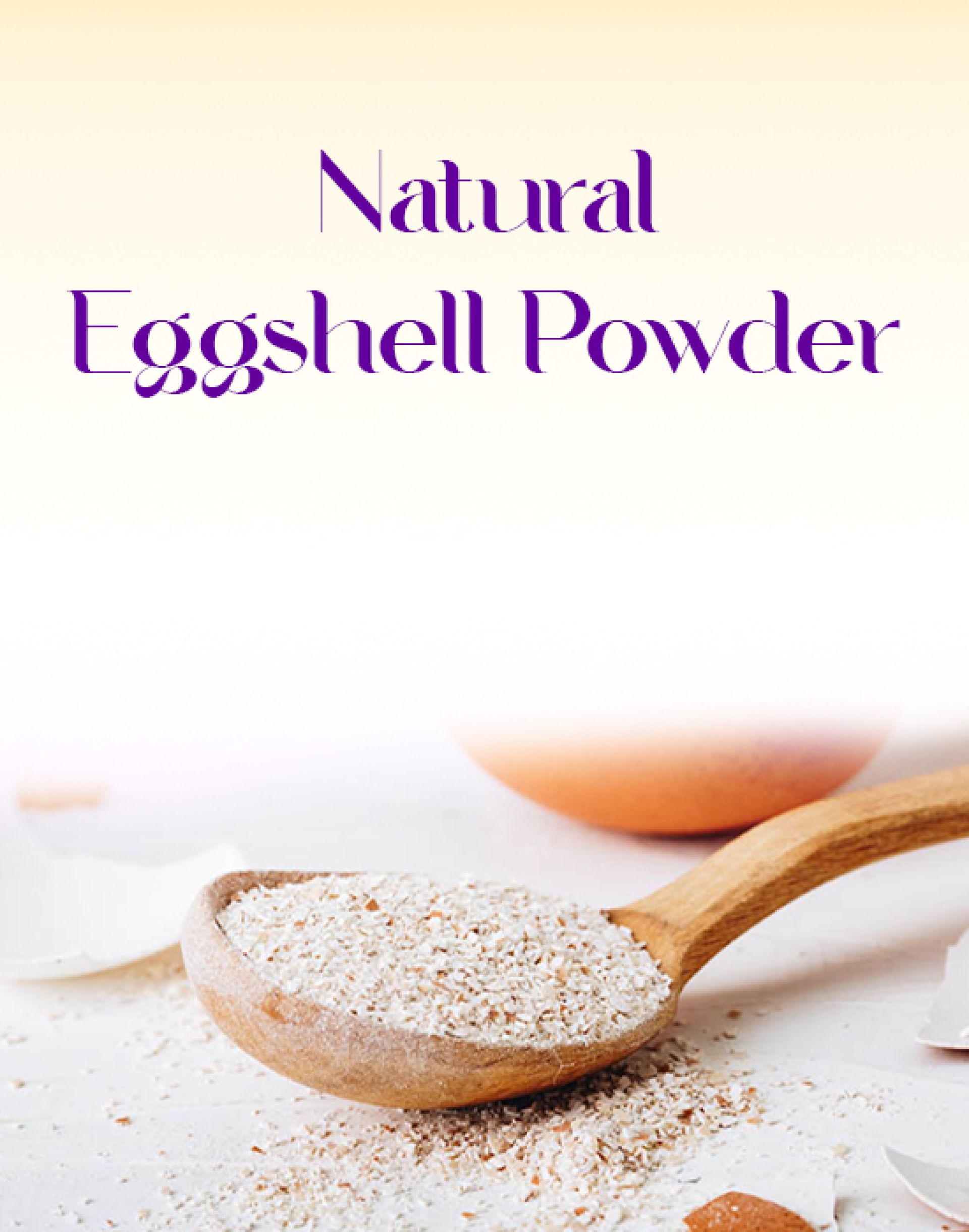 Natural Eggshell Powder